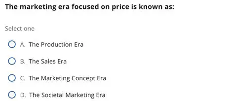 The Societal Marketing Era