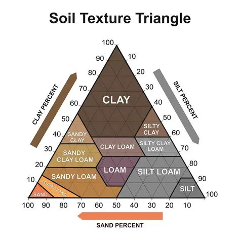 The Soil Texture Triangle Table