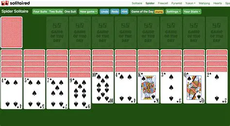 The Standard Spider Solitaire Games