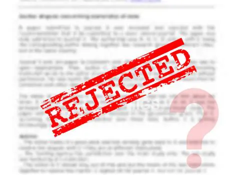 The Story of a Rejected Paper