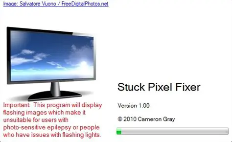The Stuck Pixel Fixer Program