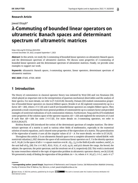 The Study of Spectrum from Linear Operators is Limited to the Banach Room
