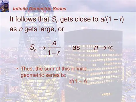 The Sum of an Infinite Geometric Series