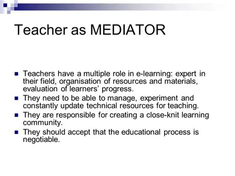The Teacher as Mediator of Culture