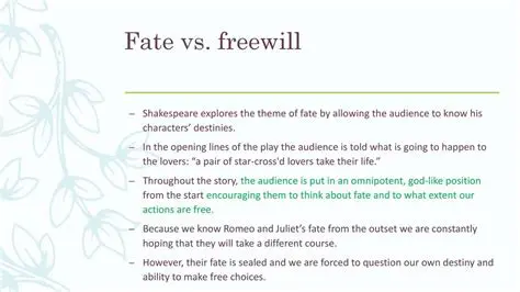 The Tension between Fate and Free Will