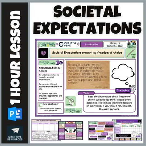 The Theme of Societal Expectations