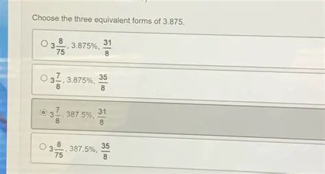 The Three Equivalent Forms
