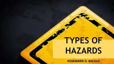 The Three Main Types of Hazards