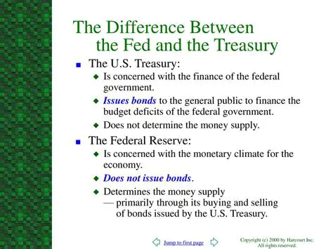 The Treasury and the Banking System