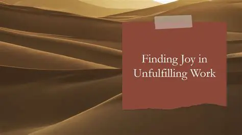 The Unfulfilling Work Environment