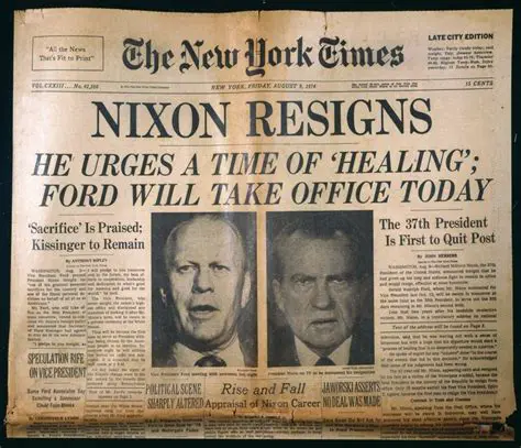 The Unprecedented Resignation of President Nixon