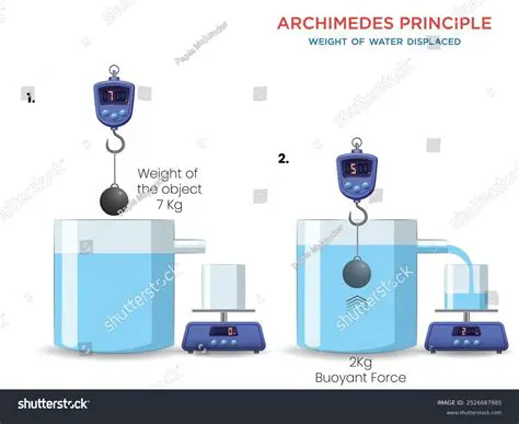 The Weight of Water Displaced by an Object