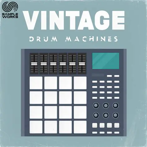 Three Classic Vintage Drum Machines