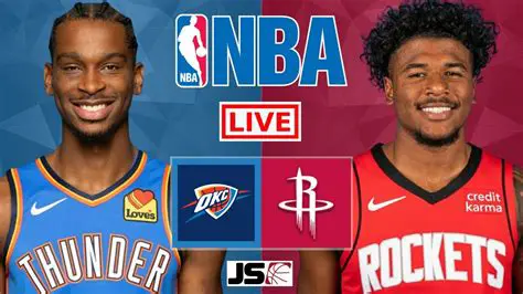 Thunder vs. Rockets: Duelo de Titanes en la NBA | Análisis Profundo y Predicciones