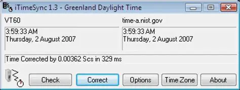 Time Synchronization with iTimeSync