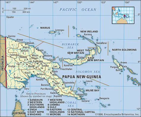 Timeline of European Discovery in Papua New Guinea