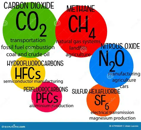 Tipos de gases de efecto invernadero