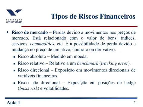 Tipos de Riscos no Mercado Internacional