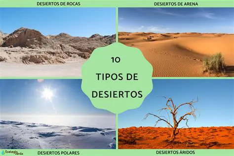 Tipos de Suelos del Desierto