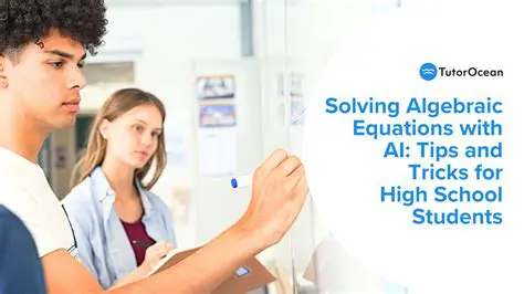 Tips and Tricks for Solving Algebraic Equations