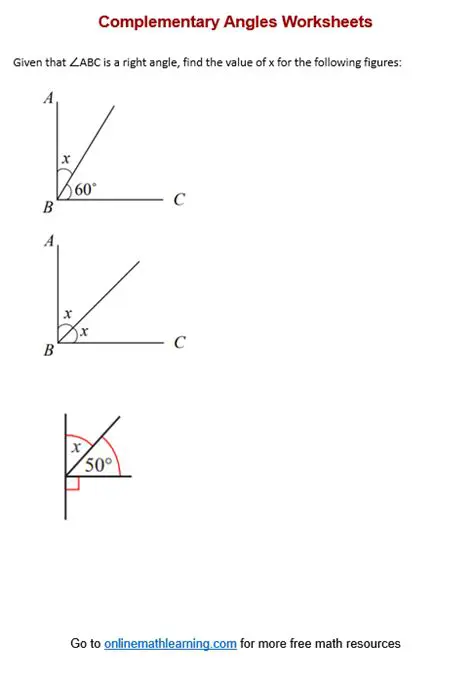 Tips and Tricks for Working with Complementary Angles