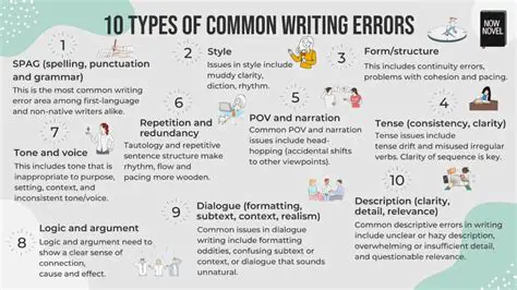 Tips for Correcting Grammar and Spelling Errors