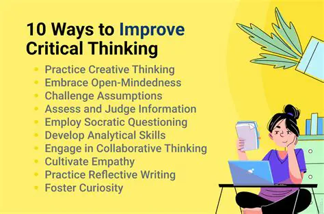 Tips for Improving Your Critical Thinking Skills