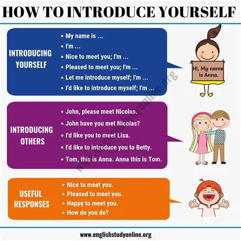 Tips for Introducing Yourself