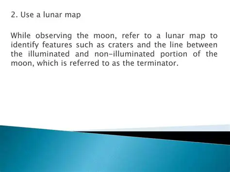 Tips for Observing the Moon