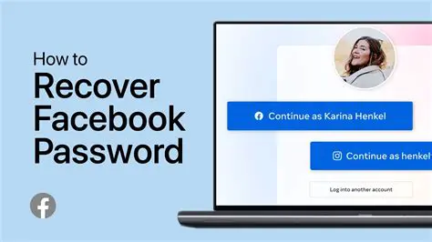 Tips for recovering your Facebook account