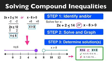 Tips for Solving Compound Inequalities