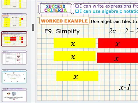 Tips for Using Algebra Tiles