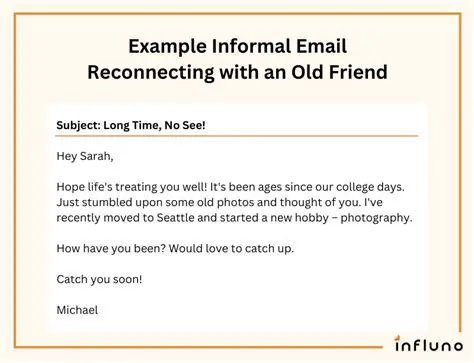 Tips for Writing a Casual Email