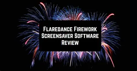 To configure the FLAREDANCE Firework Screensaver