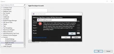 Token Not Configured Properly