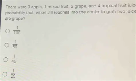 Total Number of Ways to Grab Two Juice Boxes