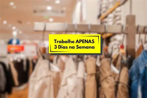 Trabalhar 3 dias na semana