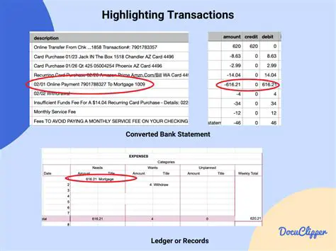 Track and reconcile banking transactions