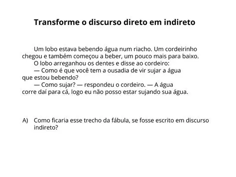 Transformando as falas em discurso