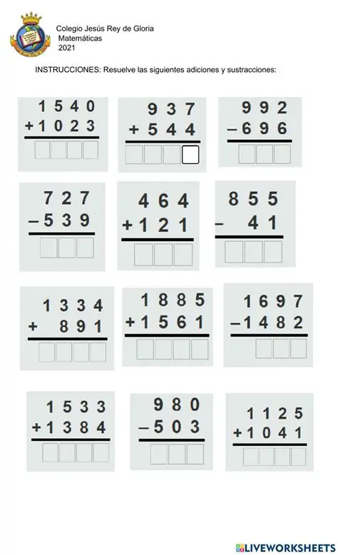 Transformando Sustracciones en Adiciones