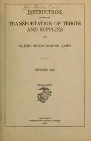 Transportation of Troops and Supplies
