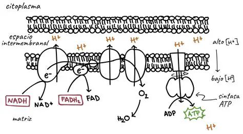 Transporte de electrones en la cadena de transporte de electrones