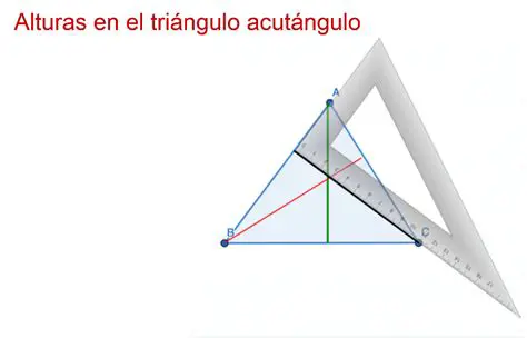 Traza las Alturas Correspondientes a Cada Lado