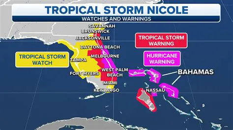 Tropical Storm Nicole Live Updates: Tracking Storm Path, Landfall, and Impact
