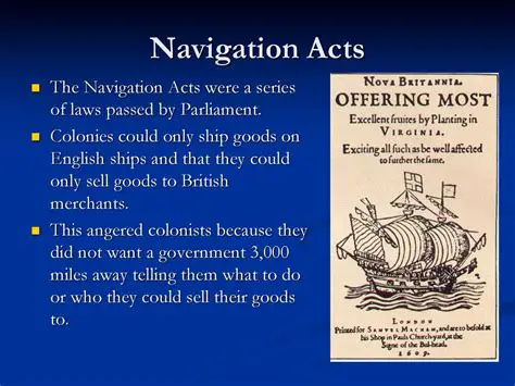 Two Positives of the Navigation Acts