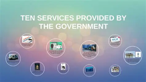 Two Services Provided by the Government