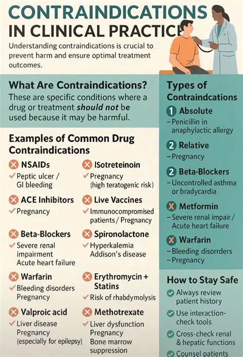 Types of Contraindications