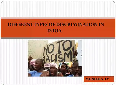 Types of Discrimination in India