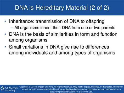 Types of Hereditary Material