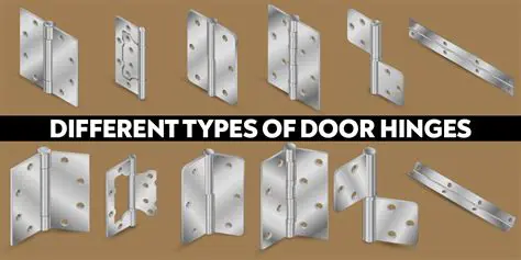 Types of Hinges for Different Door Types